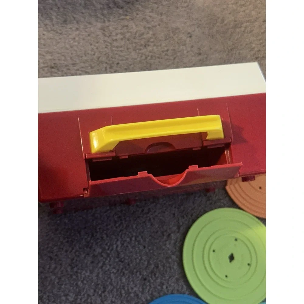 VTG Fisher Price Recorder Player 2014 Plus 4 Records Works Great